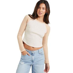 เสื้อเชิ้ตแขนยาวผู้หญิงทรงสลิมฟิต คอโอ วินเทจ สปริง ขายส่ง ความยาวปกติ ผ้าฝ้าย 100% ระบายอากาศได้ดี - Product Image 6