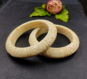 กำไลข้อมือทำจากกระดูกธรรมชาติ งานแฮนด์เมด รูปทรงวงรี สไตล์โบฮีเมียน เป็นมิตรกับสิ่งแวดล้อม เครื่องประดับแฟชั่นสำหรับข้อมือ ของขวัญสำหรับผู้หญิง - Product Image 1