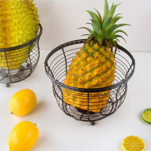 Best Prices Heavy-Duty <b>Metal</b> <b>Storage</b> <b>Baskets</b> for Home Export-Selling Fruit and Vegetable Organizers - Product Image 4