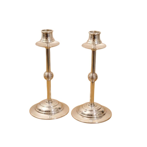 Superior Quality <b>Silver</b> Candle Holder Luxury Metal Aluminium <b>Candlestick</b> Centerpiece For Home Dining Table Decor In Good Price - Product Image 6