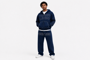 Unisex Sweatsuit Heavyweight Oversized Rhinestone Zip up Hoodie Sets Luxury Rhinestone Women <b>Tracksuit</b> 2 Piece Set For Men - Product Image 4
