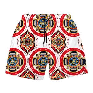 Shorts de Baño Impermeables para Hombre, Estampado Floral, Pantalones Cortos Transpirables con Cordón para Playa y Verano - Product Image 1