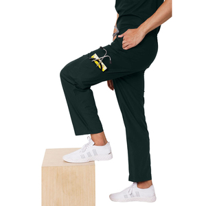 Short Sleeve Spandex/Cotton Men's <b>Scrub</b> Suits Eco-Friendly Customized Color Logo <b>Scrub</b> <b>Sets</b> for Warm Weather Hospital Use - Product Image 3