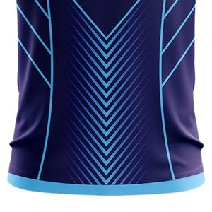 Maillot de cricket bleu marine pour homme, col polo, chemise de sport légère, uniforme d'équipe athlétique, respirant, pour l'entraînement et les matchs - Product Image 6