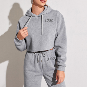 Ensemble de jogging pour homme en tissu éponge anti-plis, coupe classique, avec logo personnalisé sur le devant, vêtements de sport, OEM - Product Image 4