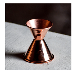 Jigger à bière 100% cuivre, double face en acier inoxydable et cuivre, verre doseur en cuivre, prix abordable - Product Image 4