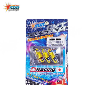 Resorte de Embrague SUN Racing Amarillo 1000 RPM MO100-CVT008, Mejora de Rendimiento, Nuevo, Juego de 3 Piezas, Material de Acero para Scooter MIO100 - Product Image 6