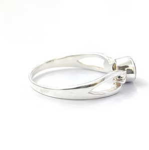 Minimalist <b>Garnet</b> Gemstone <b>Ring</b> Dainty Fine Jewelry for Everyday Wear With Smooth & Comfort fit - Product Image 3