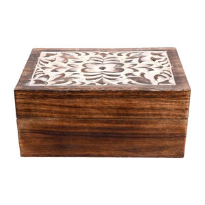 Aaliyan Impex <b>Cheap</b> Decorative Wooden Keepsake <b>Box</b> Personal Treasures Jewelry Accessories <b>Gifts</b> Beautiful Traditional Carved Fi - Product Image 2