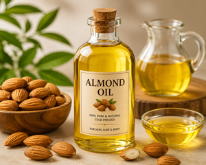 Aceite de Almendras Dulces Prensado en Frío 100% Natural de Primera Calidad, Aceite Hidratante y Aclarante para la Piel, Aromas de Aceites Esenciales al por Mayor - Product Image 1