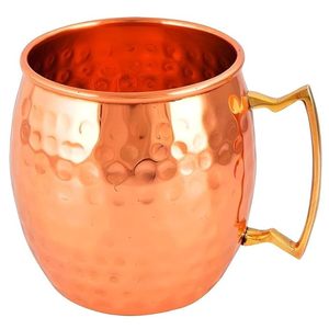 Decorative Copper Moscow Mule <b>Mugs</b> Made For Refreshing Beverage Service Stylish For Kitchen Bar And Dining Spaces - Product Image 5