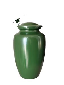 Grande urne funéraire Olympia en laiton doré avec motif noir pour cendres d'adultes, commémorative, avec gravure personnalisée en option - Product Image 6