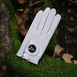 Factory Wholesale Premium High Quality Custom Cabretta Leather Anti <b>Slip</b> Golf Gloves Men Sports and Outdoor Activities - Product Image 3