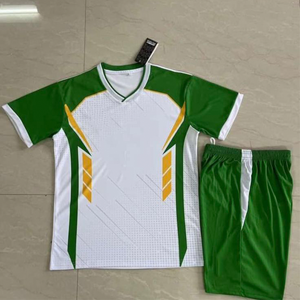 <b>Hot</b> Sale Adult Football Jerseys Soccer Shorts Half Sleeve Uniform Training Breathable Quick Dry Anti-UV Customized Team Name - Product Image 3