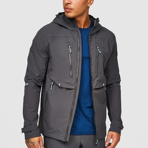 Chaqueta Cortavientos Impermeable y Transpirable con Capucha CLASSIC INVENTORS, Estilo Lavado, Talla Grande para Hombre, Invierno, Exterior, Lona 100 - Product Image 3