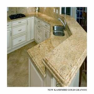 Dalles et carreaux de granit doré du Cachemire de qualité supérieure, pierre naturelle indienne pour revêtements de sol et comptoirs - Product Image 2