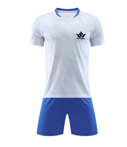 Conjunto de Uniforme de Fútbol Amarillo Personalizado, Manga Corta, Transpirable, Poliéster, Estampado Geométrico, Ropa Deportiva para Equipos Adultos - Product Image 3