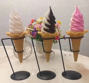 ที่วางโคนไอศกรีมโลหะ ชั้นวางโคนวาฟเฟิลสำหรับไอศกรีมขนาดเล็ก ทำความสะอาดง่าย เครื่องมือแบบใช้มือ - Product Image 4