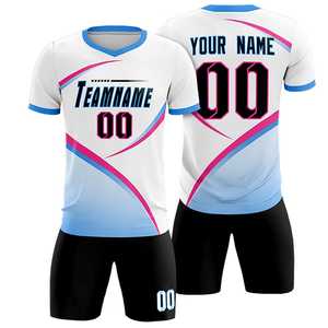 Maillot de football personnalisé, uniforme d'équipe personnalisé, kit adulte unisexe, polyester respirant, impression par sublimation, service OEM - Product Image 2