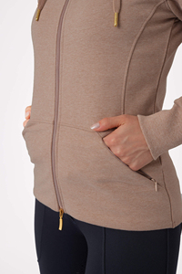 Chaqueta Softshell con Capucha para Mujer, Cortavientos, Resistente al Agua, Ligera, para Actividades al Aire Libre, con Cierre Completo, Informal - Product Image 5