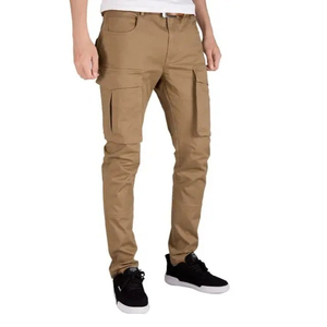 Vêtements de sport pour hommes Laso Industry, pantalon cargo slim fit mi-lourd, noir teinté, 100% polyester, séchage rapide, hiver, OEM - Product Image 5