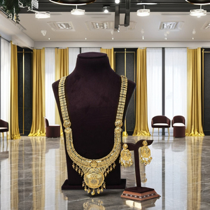 Collares Largos Chapados en Oro de 14K, 18K y 24K al por Mayor, Joyería Tradicional, Joyería Rellena de Oro, Joyería de Moda - Product Image 1