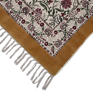 Alfombra Lavable Hecha a Mano, Ecológica, con Estampado Floral de Estilo Bohemio, para Sala de Estar o Dormitorio - Product Image 2