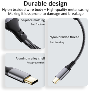 <span class=keywords><strong>Adaptateur</strong></span> <span class=keywords><strong>Jack</strong></span> Audio <span class=keywords><strong>USB</strong></span> 3,5 mm <span class=keywords><strong>pour</strong></span> MacBook, Téléphones, Lecteurs MP3 Pixel, Haut-parleurs, Ordinateurs, Systèmes Home Cinéma, Projecteurs, Utilisation avec Microphone - Product Image 4