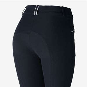 High Quality 4-way Stretch Horse Riding Breeches <b>Leggings</b> Tights <b>Equestrian</b> Wear Pants on Technical Fabric with Soft Feel - Product Image 3