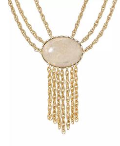 Collana con Ciondolo Ovale in Pietra di Fiume |   2028 - Product Image 2