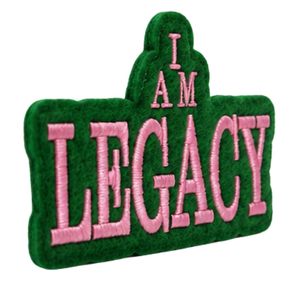 Patch magnétique décoratif brodé en chenille rose et vert, à coudre pour vestes, sweats à capuche, chemises, sacs et accessoires vestimentaires - Product Image 5
