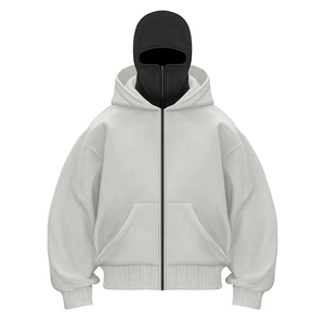 Sweat-shirt à capuche uni avec fermeture éclair pour homme et femme, style automne-hiver, pour couple, professionnels - Product Image 2