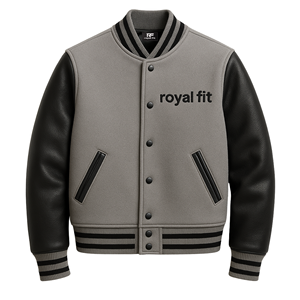 Custom <b>Winter</b> Varsity <b>Jacket</b> Men Wool <b>Leather</b> Sleeves Embroidered Sherpa OEM Logo Bomber Baseball Streetwear Bulk Wholesale - Product Image 1