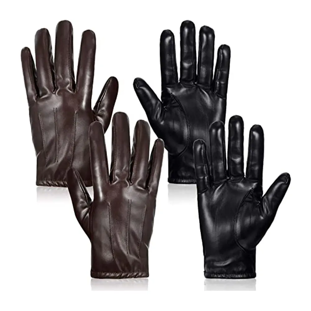 Fashion Leather Gloves Men Women Leather Driving Gloves Soft Top Quality Fashion Leather Gloves For Man and Women