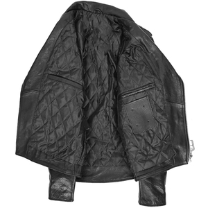 New Fashionable Leather <b>Jacket</b> for Men Customized Logo Casual Style <b>Zipper</b> Genuine Leather <b>Jacket</b> For sale in low price - Product Image 5