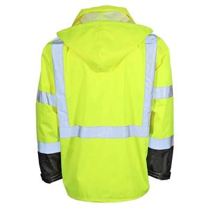 Veste matelassée à fermeture éclair, haute qualité, réfléchissante, pour la sécurité au travail, veste de sécurité, vêtements de sécurité hivernaux - Product Image 2