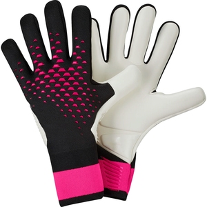 MILIENZ SPORTS APPAREL Guantes de Portero de Fútbol de Látex Rojo y Negro Antideslizantes Transpirables con Cierre de Cordón Unisex Sublimados - Product Image 3