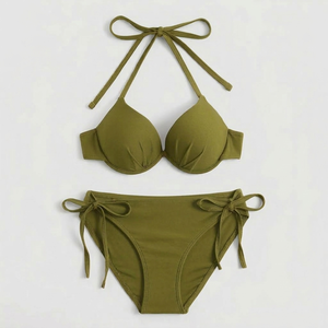 Most Popular <b>Swimsuits</b> for Women <b>Skirt</b> Three Pieces Swimwear Breathable Cover up Women Sexy Bikinis & Beachwear - Product Image 5