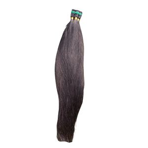 Extensiones de Cabello Remy de Indonesia 100% Naturales, Lisas, de 22 Pulgadas, Cabello Humano Virgen, Densidad Simple/Doble, Color 1B 99J - Product Image 6