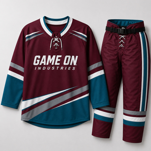 Premium Quality New Arrival Customized Team Wear Breathable Moisture Wicking Quick Dry Polyester Athletic Ice Hockey Uniform - Product Image 1