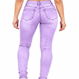 <b>Women</b> Distressed Ripped Slim Fit Denim <b>Jeans</b> Streetwear Style Modern Faded Finish Comfort <b>Stretch</b> Feel Daily Casual Wear - Product Image 2