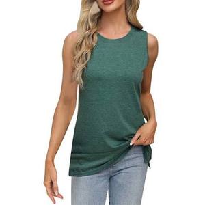 Sleeveless <b>Summer</b> Fitness Fashion Streetwear Feathers Embroidery <b>Tank</b> <b>Top</b> - Product Image 2