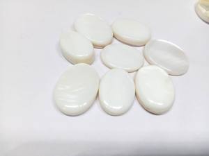 Venta Caliente de Cabujones de Nácar de 20 mm, Forma Ovalada Hecha a Mano, Lote para Fabricación de Joyería al por Mayor - Product Image 4