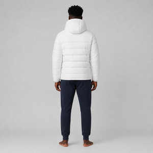 <b>Bubble</b> Waterproof Breathable High Street Coat 2026 <b>Top</b> Sale Front Puffer Jacket OEM Customized Canvas Hooded Men Winter - Product Image 3