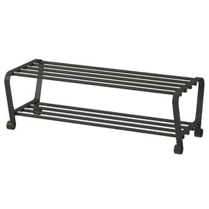 4 Tier Metal Shoe Rack Organizer Modern Freestanding Space Saving <b>Black</b> Shoe <b>Shelf</b> For Closet Sturdy Footwear Storage Stand - Product Image 3