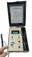 MAYALAB Hydromètre numérique pour sols agricoles ABS avec écran LCD, sonde de 8 cm, lecture directe en pourcentage, utilisation intérieure/extérieure, 9V