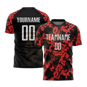 Camisetas de Fútbol Personalizadas de Manga Corta y Transpirables con Impresión de Logotipo Personalizado, Servicio OEM para Pedidos de Equipos - Product Image 6