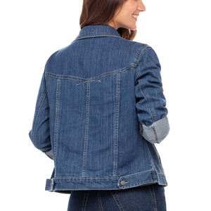 Veste en jean TIXAY SPORTS pour femme, design de haute qualité, en coton doux, style décontracté simple, streetwear, printemps, délavée, vente en gros, best-seller - Product Image 4