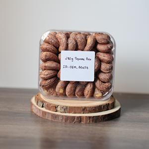 Anacardos Tostados Orgánicos Personalizables, Sabor a Mantequilla y Sal, en Caja Cuadrada de 280g, Certificación ISO, Muestra Gratis, Oferta Especial, Venta al Por Mayor - Product Image 1