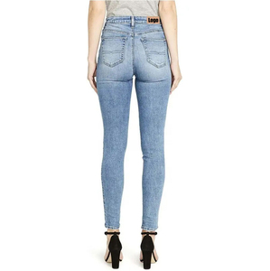 กางเกงยีนส์เดนิมผู้หญิงรุ่นใหม่ ทรงสกินนี่ กระชับสบาย ระบายอากาศได้ดี เอวสูง รับสกรีนโลโก้ กางเกงยีนส์เดนิมผู้หญิง - Product Image 2